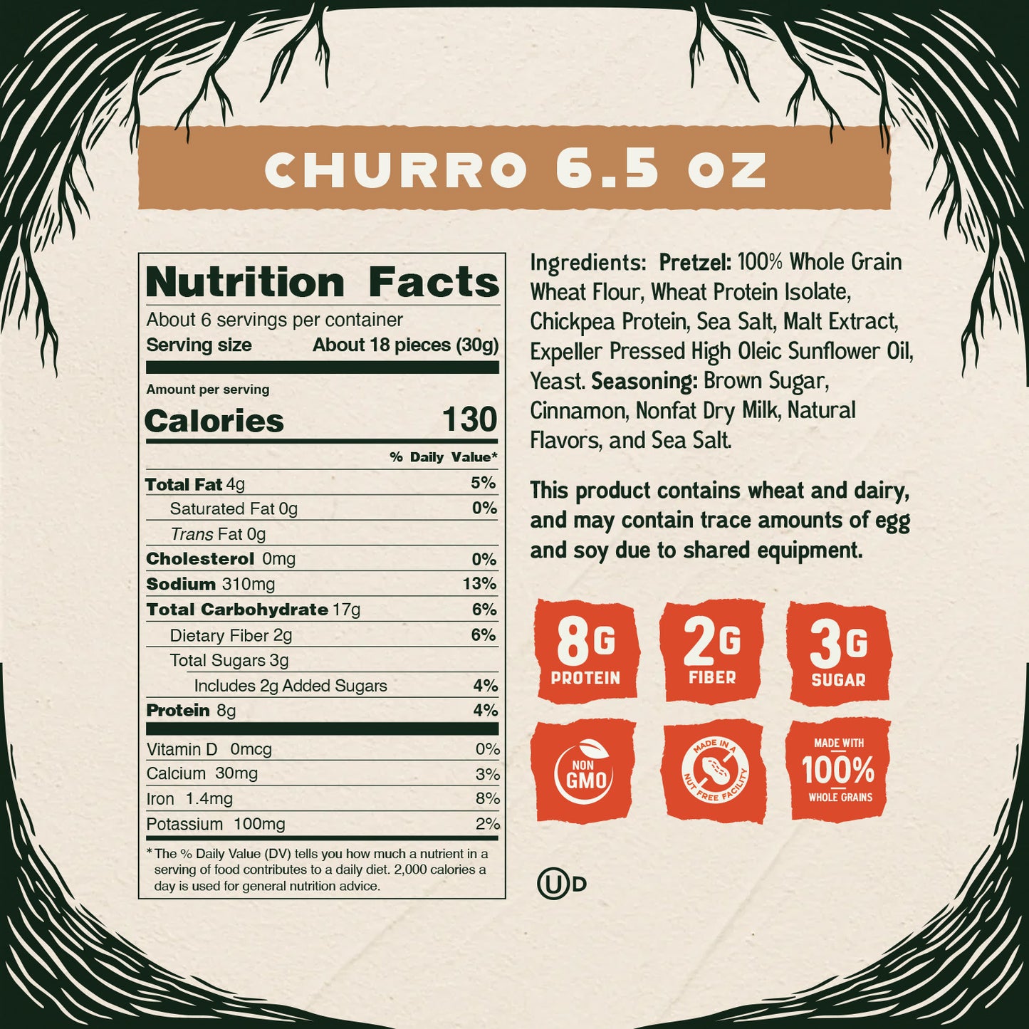 (16ct) Churro 1 oz